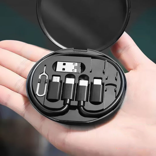 5 in 1 60W USB For All Smart Phone Fast Charging Cable Adapter Kit