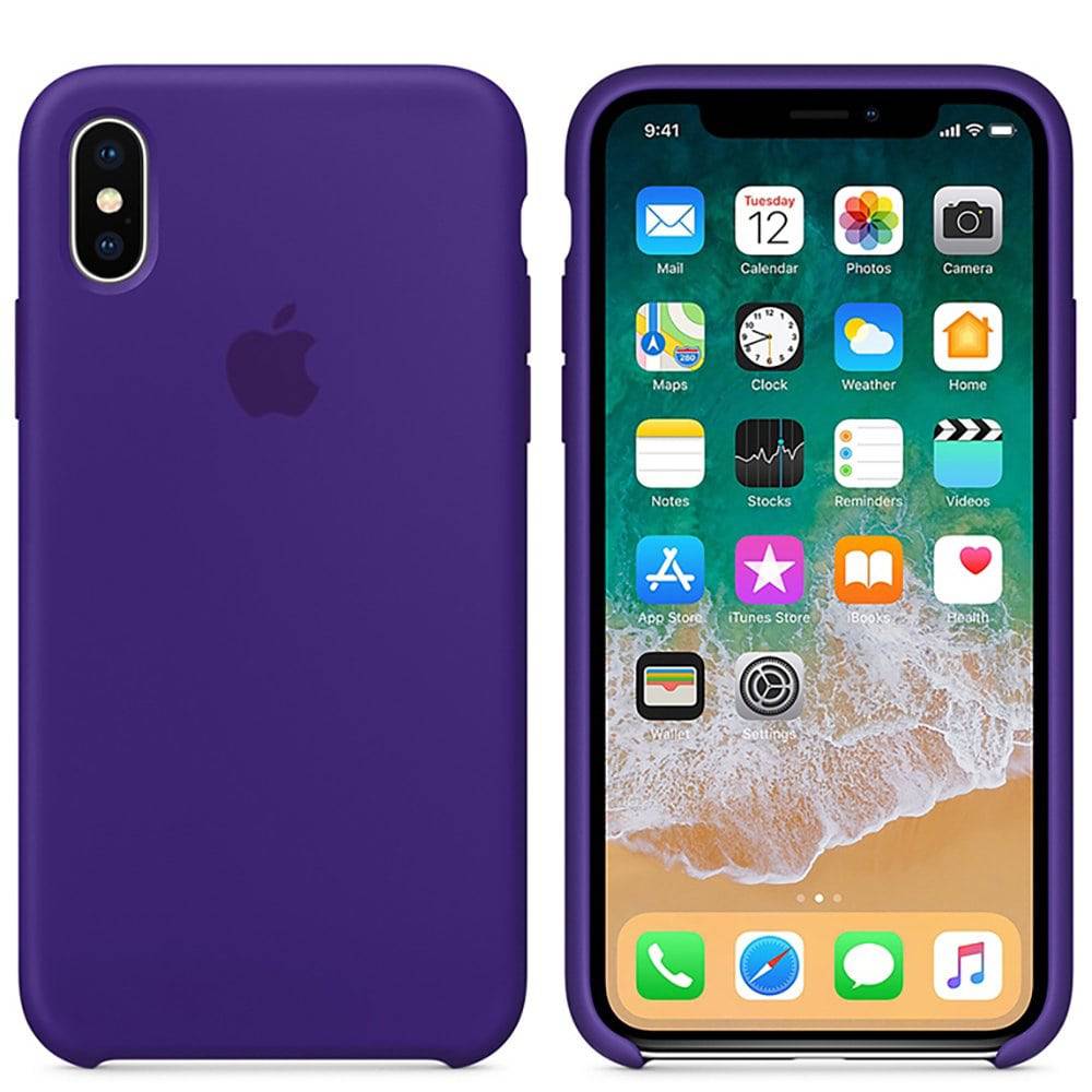 iPhone Silicone Case (Violet)