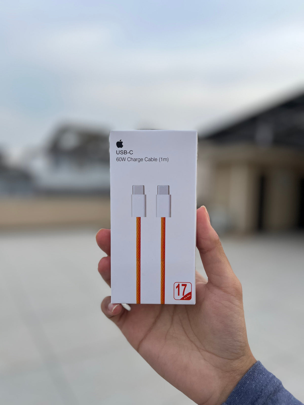 Original PD 60W Fast Charger Braided USB C Cable for iPhone 17 16 15 Pro Max