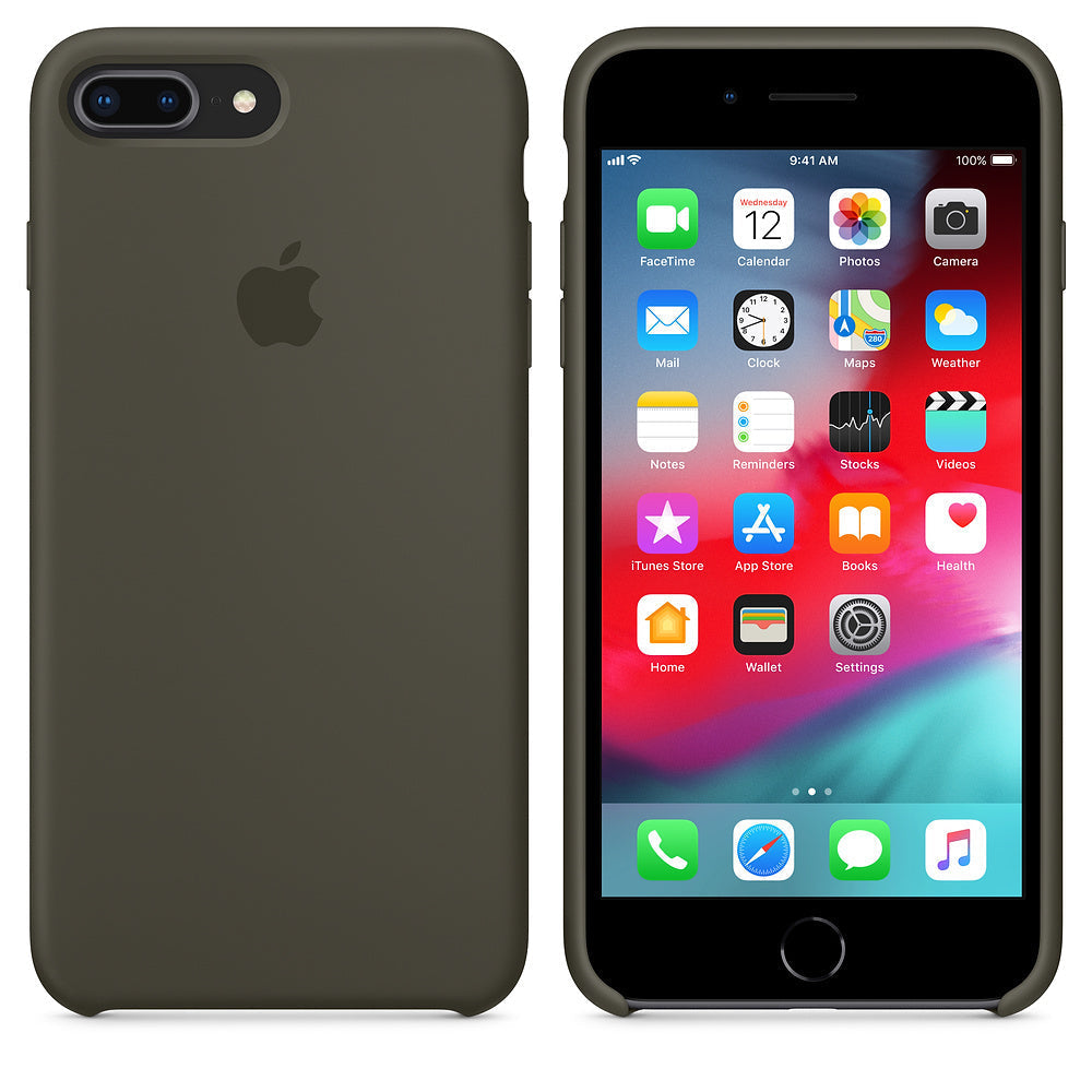 iPhone Silicone Case (Dark Olive)