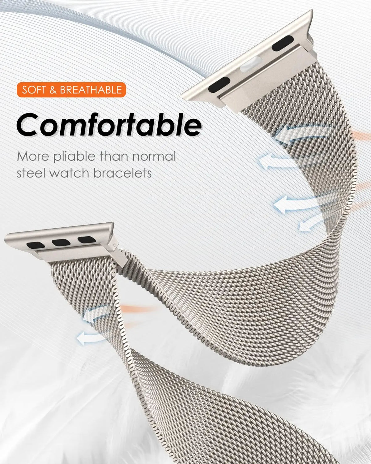 Milanese loop For apple Watch bands