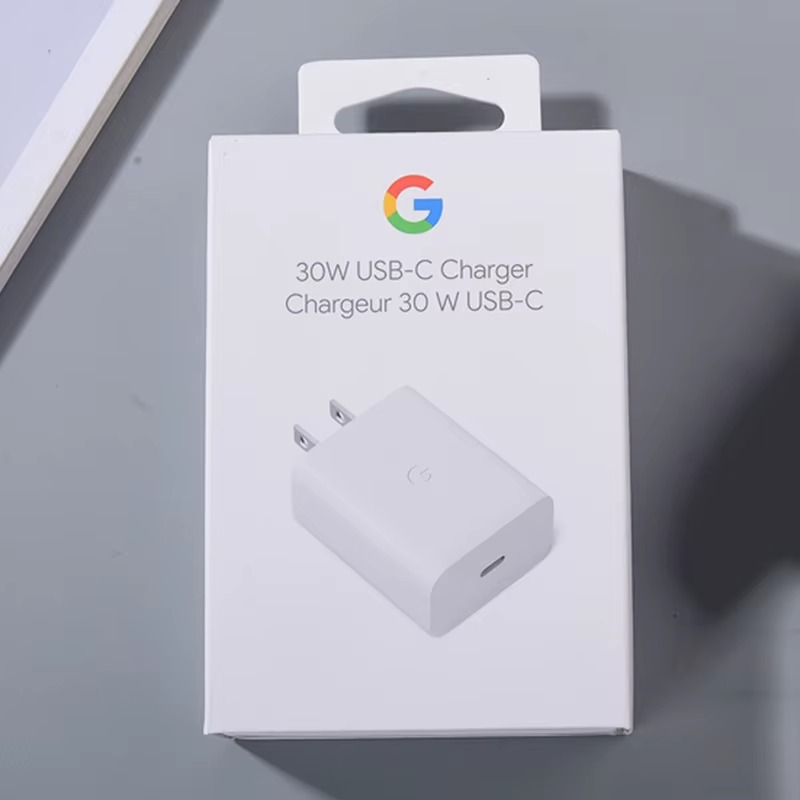 Only Adopter 30W USB-C Charger for Google Pixel 9A 8A 7A 6A 5 PD Fast Wall Charging Adapter