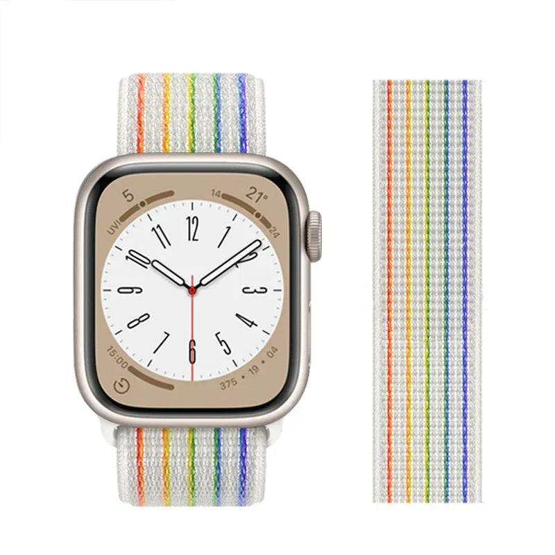 Nylon loop Correa For Apple Watch Band