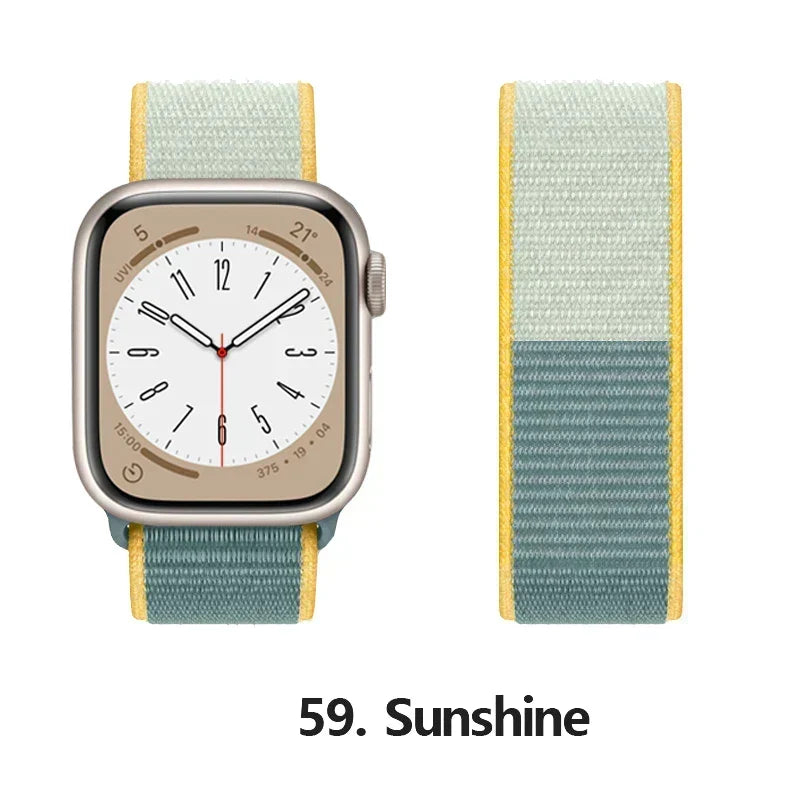 Nylon loop Correa For Apple Watch Band