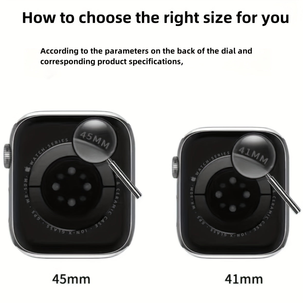 Luxury Two-Tone Silicone Watch Band for iWatch