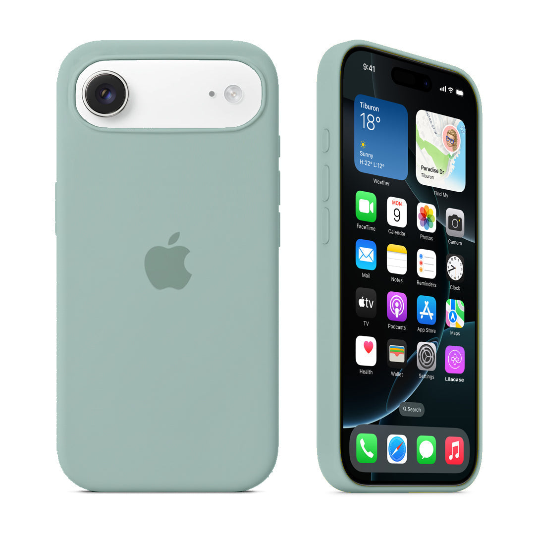 iPhone Silicone Case (Marine Green)