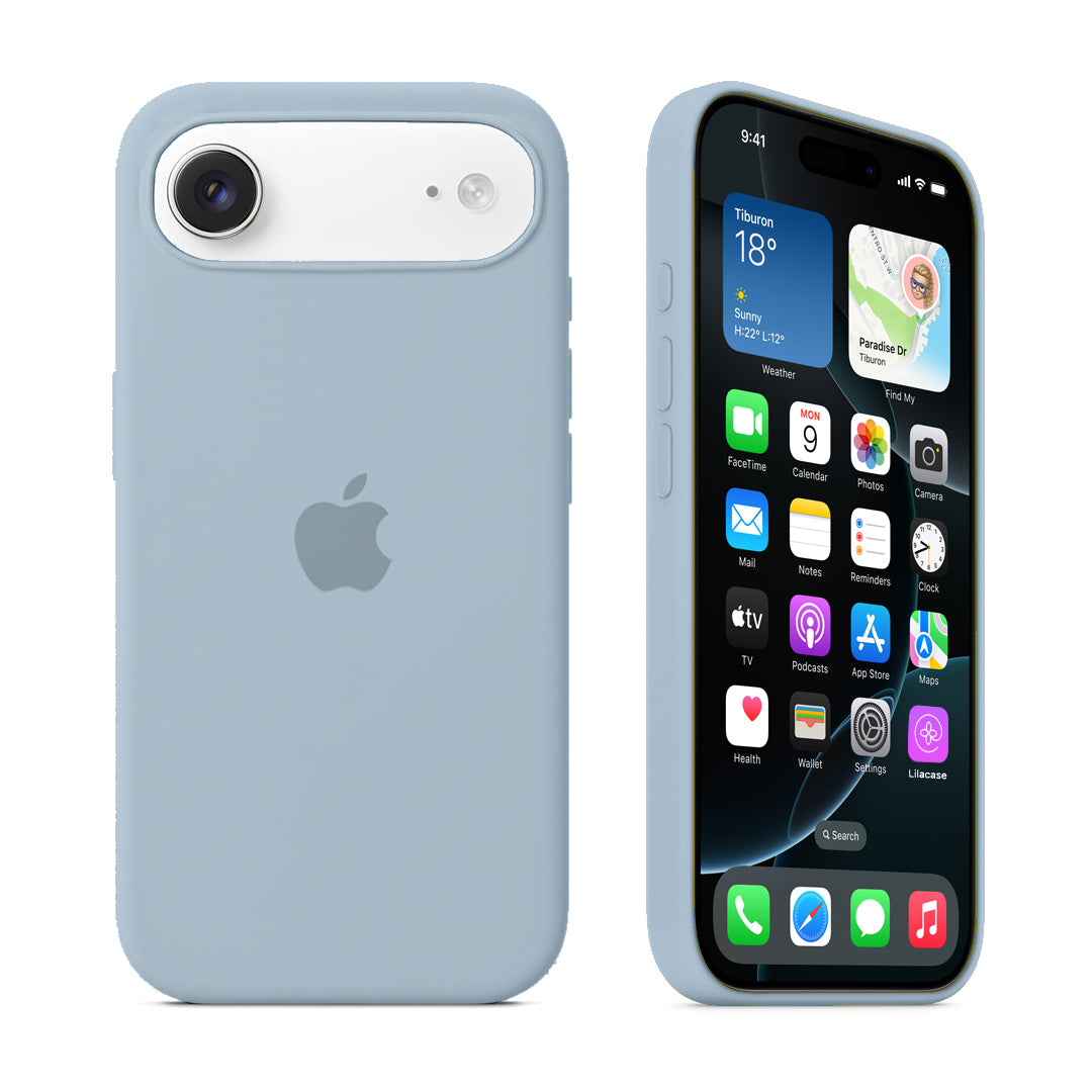 iPhone Silicone Case (Sky Blue)