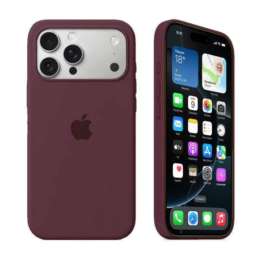 iPhone Silicone Case (Violet Cherry)