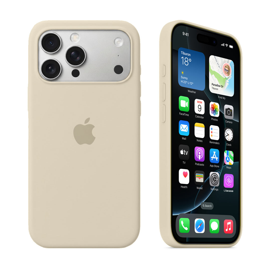 iPhone Silicone Case (Stone)